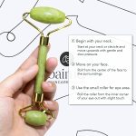 BAIMEI Jade Roller & Gua Sha Set Face Roller and Gua Sha Facial Tools for Skin Care Routine and Puffiness-Green - Image 4